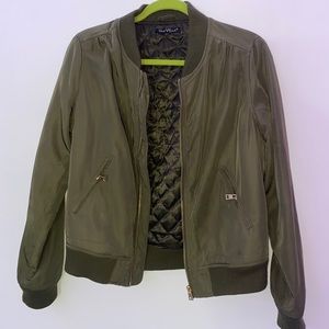 Green Bomber Jacket